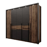 Riidekapp Forte Bellevue BLQS951B-N09, pruun