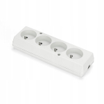 Pistikupesa, elektririba jaotur montis valge