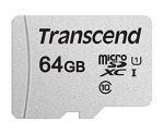 Telefoni m&auml;lukaart Transcend TS64GUSD300S MicroSDXC 64GB
