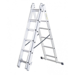 Multifunktsionaalne alumiiniumredel, Drabest Home 3x6, 150 kg