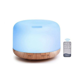 Kodu &otilde;huniisutaja 500 ml ultraheli eeterlike &otilde;lide difuusoriga Cool Mist Maker Fogger LED lamp elektriline aroomihajuti INORCO