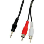 Kaabel Sbox 3.5-2RCA-M/M-2, 3.5mm M.->2xRCA M, 2m