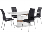 S&ouml;&ouml;gitoam&ouml;&ouml;bli komplekt Notio Living Pavlos 200/Lila, valge/must