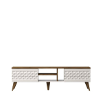 TV laud Kalune Design Egg, valge/pruun