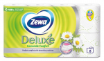 Tualettpaber ZEWA Deluxe White Camomile, 3 kihiline, 8 rulli
