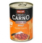 Koerakonserv t&auml;iskasvanud koerale kalkuni ja pardiga, GRAN CARNO, 0,8 kg