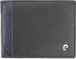 Nahast rahakott Pierre Cardin, must, NS