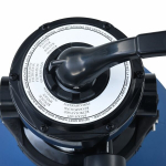 vidaXL basseini liivafilter 4 asendis ventiiliga sinine 300 mm