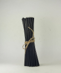 Mesilasvahast k&uuml;&uuml;nlad, must, 30 tk, 0,8x25 cm