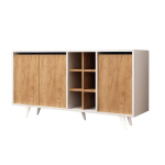 Kummut Kalune Design Prava, valge/pruun