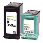Analoog tintide komplekt HP 350XL Black + HP 351XL TriColor