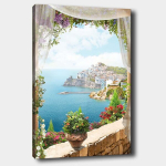 Reproduktsioon Vaade l&auml;bi akna