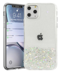 Fusion glue glitter &uuml;mbris silikoonist &uuml;mbris Apple iPhone 13 Pro Max l&auml;bipaistev