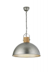 Delhi rippvalgusti E27 antiiknikkel puu 45 cm 920019507