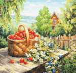 Tikkimiskomplekt Magic Needle "Summer House" 47-06