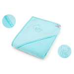 Bocioland kapuutsiga froteer&auml;tikud 80x80, sinine, kaisukaru, BOC0033