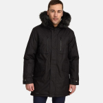 Huppa Meeste talve parka DAVID, black