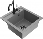 Graniidist k&ouml;&ouml;givalamu Mexen Vito koos segisti ja sifooniga, Grey+Black