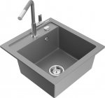 Graniidist k&ouml;&ouml;givalamu Mexen Vito koos segisti ja sifooniga, Grey+Grey/Chrome