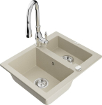 Graniidist k&ouml;&ouml;givalamu Mexen Carlos koos segisti ja sifooniga, beige/chrome