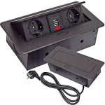 Laua toitepistik BERIMAX PowerDock DeskPro X2 3300 W, 1.9 m, 2x220V, 2xUSB-A