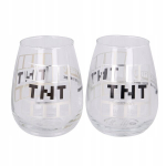 Minecraft Tnt Creeper klaaside komplekt, 2 tk, 510 ml