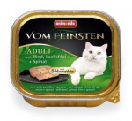 Konserv kassidele Animonda Vom Feinsten Schlemmerkern veiseliha, l&otilde;hefilee ja spinatiga, 100 g