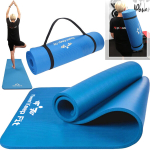 V&otilde;imlemis treening jooga fitness matt paks 1,5 cm Nbr 190x63 cm
