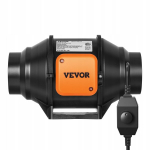 Vevor kanaliventilaator 31w 1,9kg 200cfm universaalseks kasutamiseks
