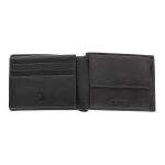 Zippo Signature Tri-fold Ehtsast Nahast Rahakott, Must