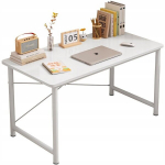 Skandinaavia stiilis arvutilaud, valge, 100 cm