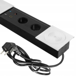Plaadi sisse l&uuml;katav pistikupesa induktsioon usb/rj45/hdmi spacetronik mediaport