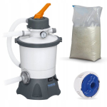 Liivapump 3028 l/h + liiv 25 kg Bestway 58515