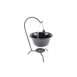 Perfect Home mini emailitud rippuv ungari pada, 0,8 l, must