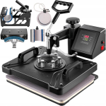 Vevor Termosiirde Press Termopress 6 &Uuml;hes 38x30cm 1250w Must