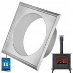 Kotarbau Rosett suitsutoru jaoks &Oslash; 120 suitsutoru ruudukujuline h&otilde;bedane tsingitud