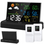 Juhtmevaba ilmajaam Meteo 2 anduriga, h&uuml;gromeeter, baromeeter