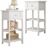 Rebiko &ouml;&ouml;kapp sahtli ja 2 riiuliga, modernne loft stiil, 45 cm