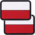 Dominator Poola lipp Pvc 5,6x3,8 embleem takjakinnitusega, 2 tk