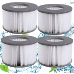 4x filter jacuzzi mspa filtri spa t&auml;ispuhutavatele basseinidele