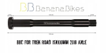 Bbc telg Trek Road 15x100mm Madone Emonda Domane