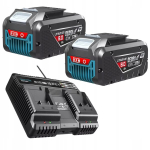 Dedra Sas+ kiire 18v 2x8ah akulaadija