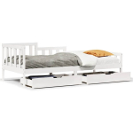 &uuml;heinimese voodi，t&auml;iskasvanu voodi，sahtlitega p&auml;evavoodi, ilma madratsita, 80x200 cm, m&auml;nnipuit CFE677079