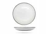 Magustoidutaldrik 22 cm Rustic Snow valge Alumiinium Portsselan Bogucice