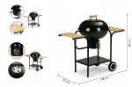 S&ouml;egrill kaanega + tuhapann + riiulid + rest + rattad