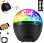 Valgustus disko pall led projektor rgb disco bt+ pult