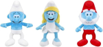 3 pl&uuml;&uuml;&scaron;ist smurfide komplekt 22cm - Smurf, Pope Smurf ja Smurfin. T&auml;idetud ja 100% taaskasutatud v&auml;lismaterjal, sobib igas vanuses