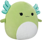 Squishmallows Sqcr04222 Mipsy roheline aksolotl 50 cm ametlik Kelly Toys pl&uuml;&uuml;sist super pehme kaisukaru, roheline