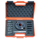Profiilfrees puidule, ustele, 7 tk D100x40-50 d30 Stal