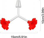 V&auml;ike koolibri s&ouml;&ouml;tja, 3-osaline lekkekindel tilkumiskindel disain, pritsmekindel metsikute lindude s&ouml;&ouml;tja, vastupidav s&ouml;&ouml;tmiskoht aeda, r&otilde;dule, terrassile, tagaaeda, tekile ja verandale